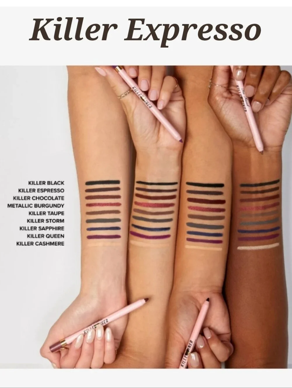 Too Faced Killer Liner Waterproof Gel Eyeliner - Killer Expresso